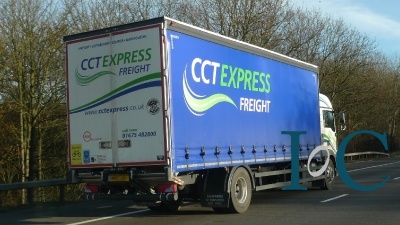 cctexpress freight rigid truck on M1
