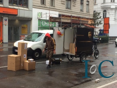 ups cargo bike consolidation austria