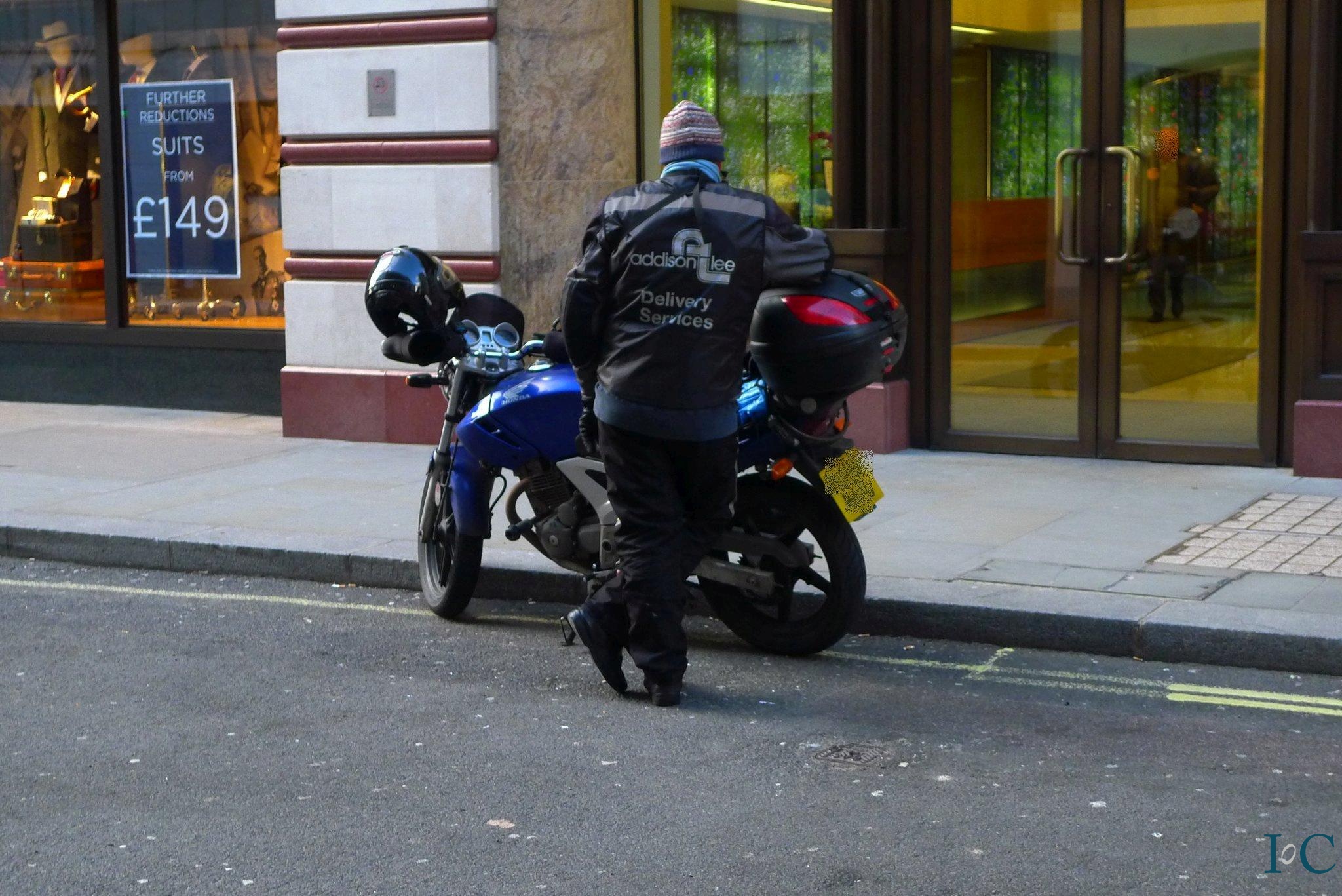 Addison lee sale courier bike